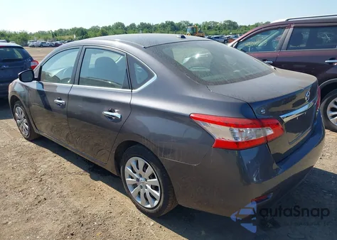 2014 Nissan Sentra S/Sv/Sr/Sl z USA, uszkodzony, nr VIN 3N1AB7APOEL625689